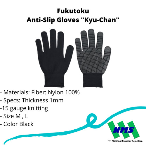 TRUSCO 335-3486 Anti-Slip Gloves "Kyu-Chan"