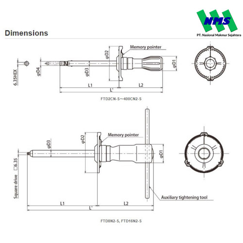 Indikator Obeng Torsi FTD10CN-S TOHNICHI (Penawaran Indovickers)