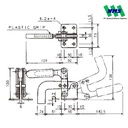 KAKUTA Vertical Handle Toggle Clamps X4