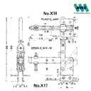 KAKUTA Vertical Handle Toggle Clamps X17