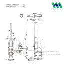 KAKUTA Vertical Handle Toggle Clamps X11