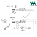KAKUTA Horizontal Clamps KAK 51BS(S)