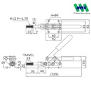 KAKUTA Horizontal Clamps KAK 51B(M)