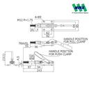 KAKUTA Horizontal Clamps KAK 50B