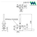 KAKUTA Vertical Handle Toggle Clamps KAK 44B