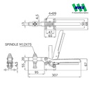 KAKUTA Horizontal Handle Toggle Clamps 41C