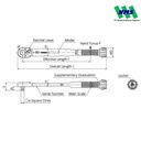 Kunci Torsi 150QL-MH 1/4" 30 - 150 Kgf.cm TOHNICHI (Penawaran)