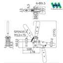 KAKUTA Vertical Handle Toggle Clamps KAK-131