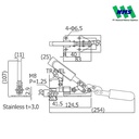 KAKUTA Horizontal Clamps KAK 02BU
