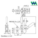KAKUTA Vertical Handle Toggle Clamps HV450-2S