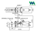 KAKUTA Lower Holding Pneumatic Clamp AC650