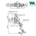 KAKUTA Lower Holding Pneumatic Clamp AC451(S)