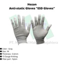 TRUSCO 421-8795 Anti-static Gloves "ESD Gloves" Grey