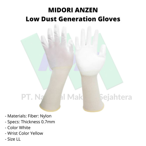 TRUSCO 819-2482 Low Dust Generation Gloves