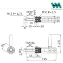 KAKUTA Horizontal Clamps KAK 51MD