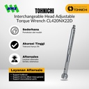 Kunci Torsi TOHNICHI CL420Nx22D 60 - 420 Nm Interchangeable Wrench