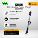 Kunci Torsi DB200N-S 1/2" TOHNICHI Dial Indicating Torque Wrench