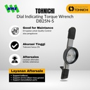 Kunci Torsi DB25N-S 3/8" TOHNICHI Dial Indicating Torque Wrench