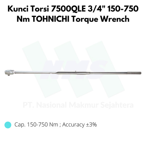 Kunci Torsi 7500QLE 3/4" 1500~7500 kfg.cm TOHNICHI Torque Wrench