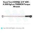Kunci Torsi 4200QL 3/4" 600 - 4.200 Kgf.cm TOHNICHI Torque Wrench