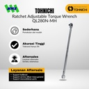 Kunci Torsi QL280N-MH 3/4" 40 -280 Nm TOHNICHI Torque Wrench