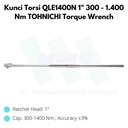 Kunci Torsi QLE1400N 1" 300 - 1.400 Nm TOHNICHI Torque Wrench