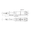 Kunci Torsi CL2Nx8D TOHNICHI 0,4 ~ 2 Nm Interchangeable Torque Wrench