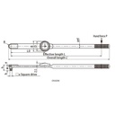 Kunci Torsi DBE850N-S 850Nm TOHNICHI Dial Indicating Torque Wrench
