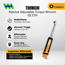 TOHNICHI Adjustable Torque Wrench QL15N