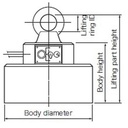 Kanetec Small Electromagnetic Lifma LMU-15SRD Magnet