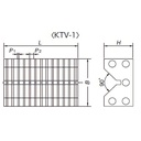 V Blok Chuck Block KANETEC KTV-1 (1 pasang = 2pcs)