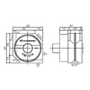 Kanetec Hexagonal Magnetic Holder KM-S1A Magnet