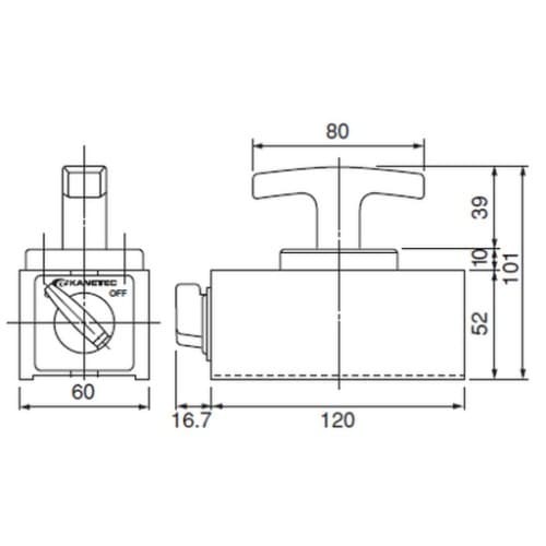 Kanetec Magnetic Holder HL-15 Magnet