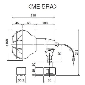 Kanetec Magnetic Lamp Stand ME-5RA Magnet