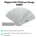 Niigata Seiki Thickness Gauge 100MT Feeler Kipas