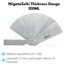 Niigata Seiki Thickness Gauge 100ML Feeler Kipas