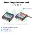 Feeler gauge stainless steel SFG-07-1 (0,07mm x 1 m)