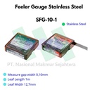 Feeler gauge stainless steel SFG-10-1 (0,1 mm x 1 m)