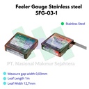 Feeler gauge stainless steel SFG-03-1 (0,03mm x 1 m)