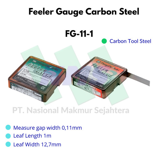 Feeler gauge carbon steel FG-11-1