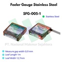 Niigata Seiki Feeler gauge stainless steel SFG-005-1 (0,005 mm x 1 m)