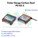 Niigata Seiki Feeler gauge carbon steel FG-03-3 (0,03 mm x 3 m)