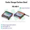 Niigata Seiki Feeler gauge carbon steel FG-40-1 (0,4 mm x 1 m)