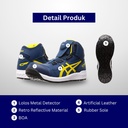 Sepatu Safety Asics BOA CP304 1271A030.400 Biru x Kuning 195-1659 ORI