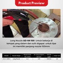 Tembakan Angin Nozzel 100mm Air Duster Long AD-2 100N VESSEL
