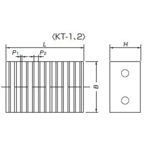 Chuck Blok CNC Kanetec Chuck Block KT-2 (1 set = 2 pcs)