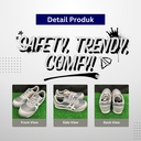 Sepatu Kerja Asics Winjob CP201.020 Sheet Rock x White Original Tali Abu Grey