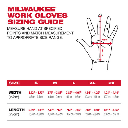 Sarung Tangan Milwaukee 48-22-8732 Demolition Heavy Duty Gloves L