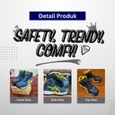 Sepatu Safety Asics BOA CP304 1271A030.400 Biru x Kuning 195-1659 ORI