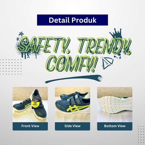 Trusco 103-3419 ASICS Protective Sneaker FCP202.4589 Sepatu Safety